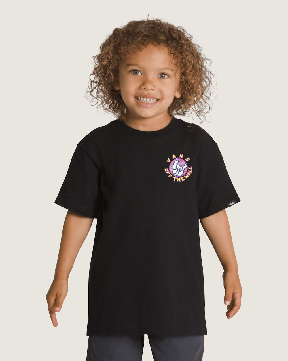 Kids Vans Little Kids Yeti Jam T-Shirt in Black