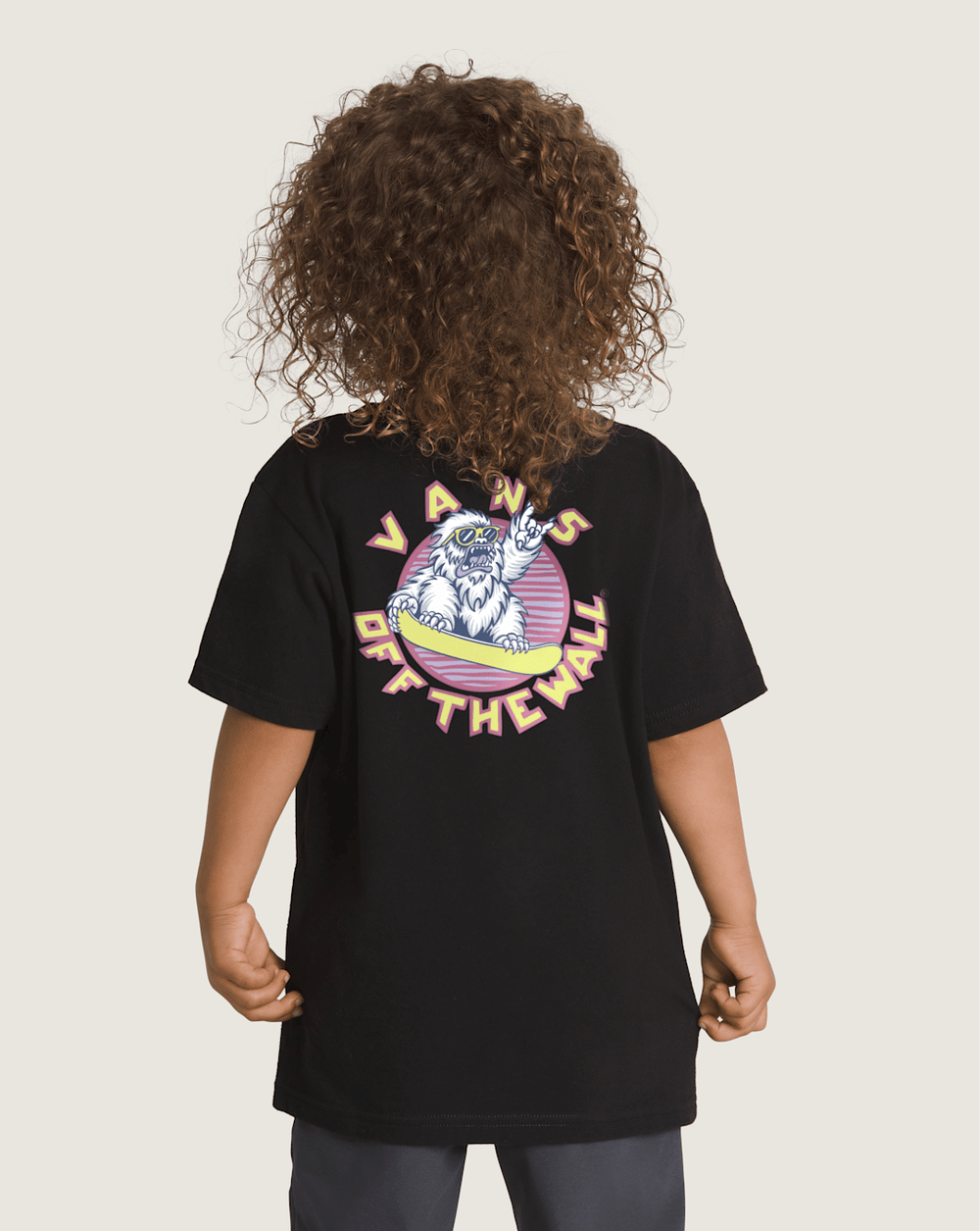 Kids Vans Little Kids Yeti Jam T-Shirt in Black