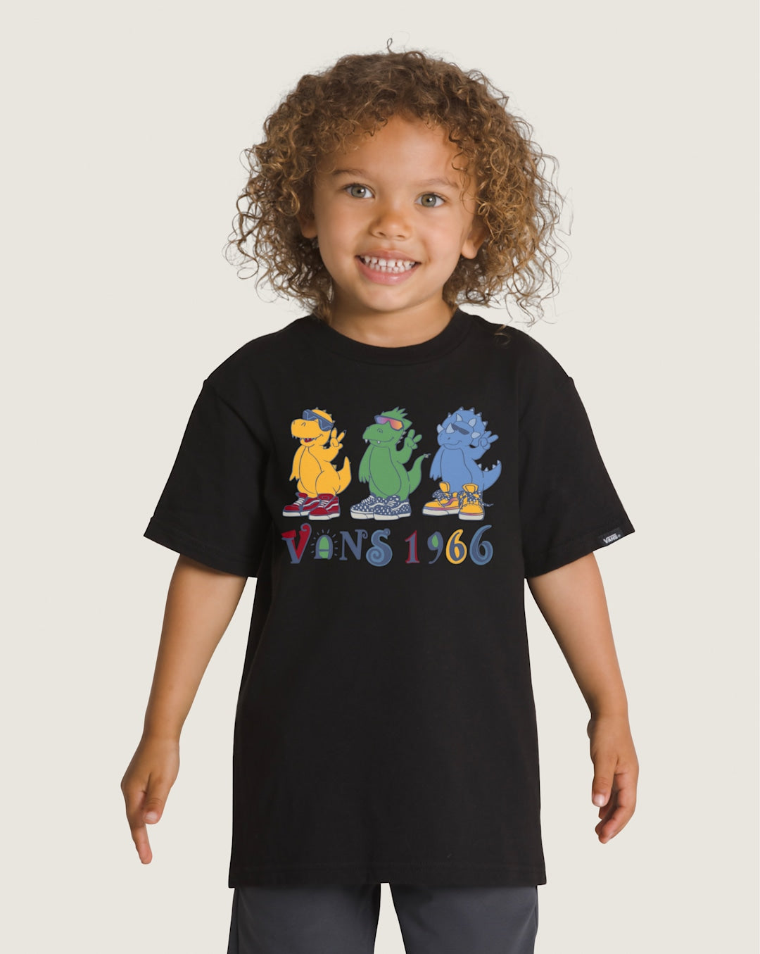 Kids Vans Little Kids Dino Bros T-Shirt in Black