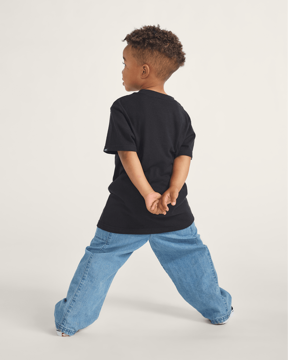Kids Vans Toddler Vans Classic Kids Black/White T-Shirt