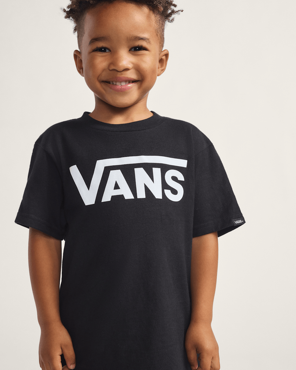 Kids Vans Toddler Vans Classic Kids Black/White T-Shirt