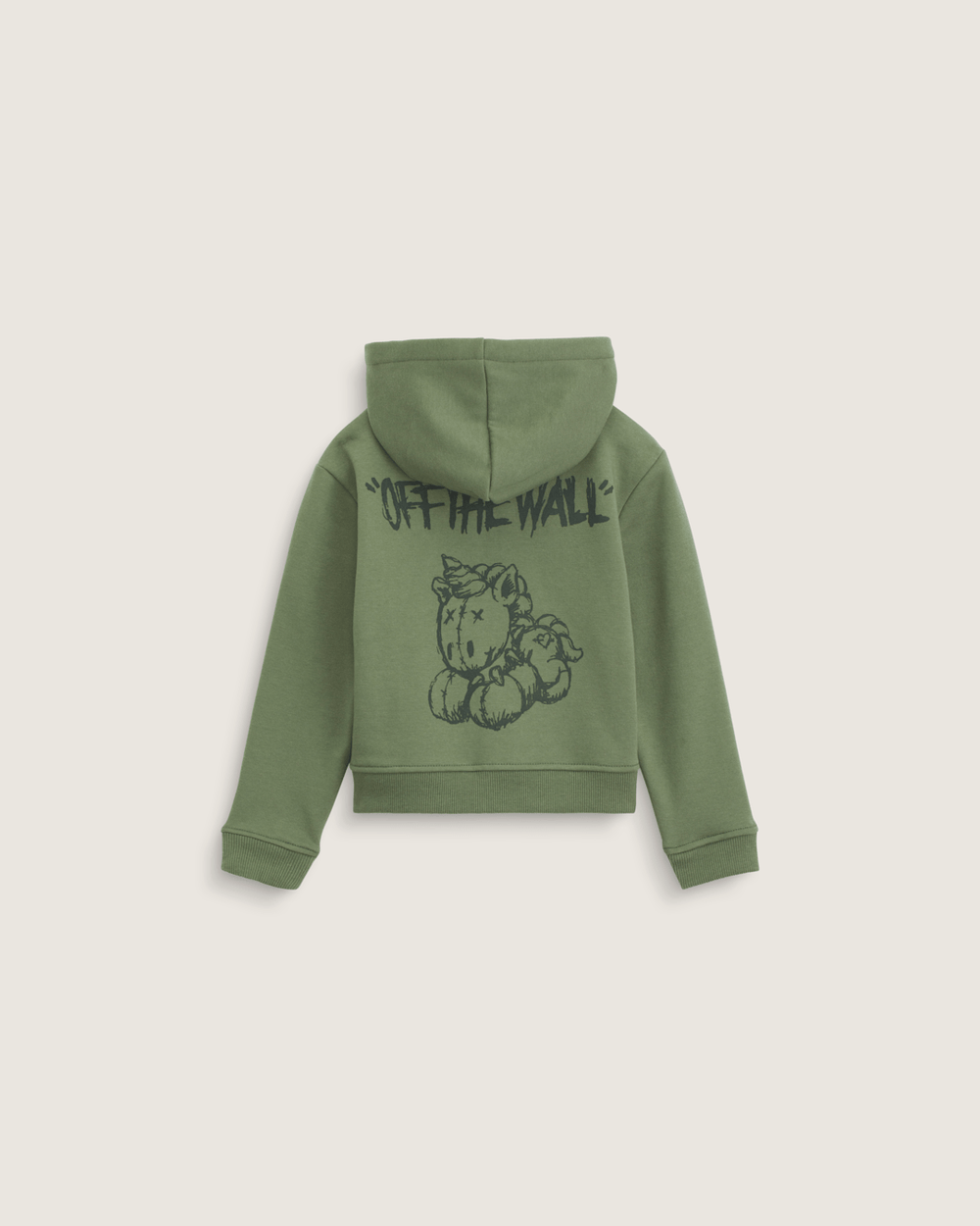 Kids Vans Little Kids Unicorn Zip Hoodie in Pine Forest Green