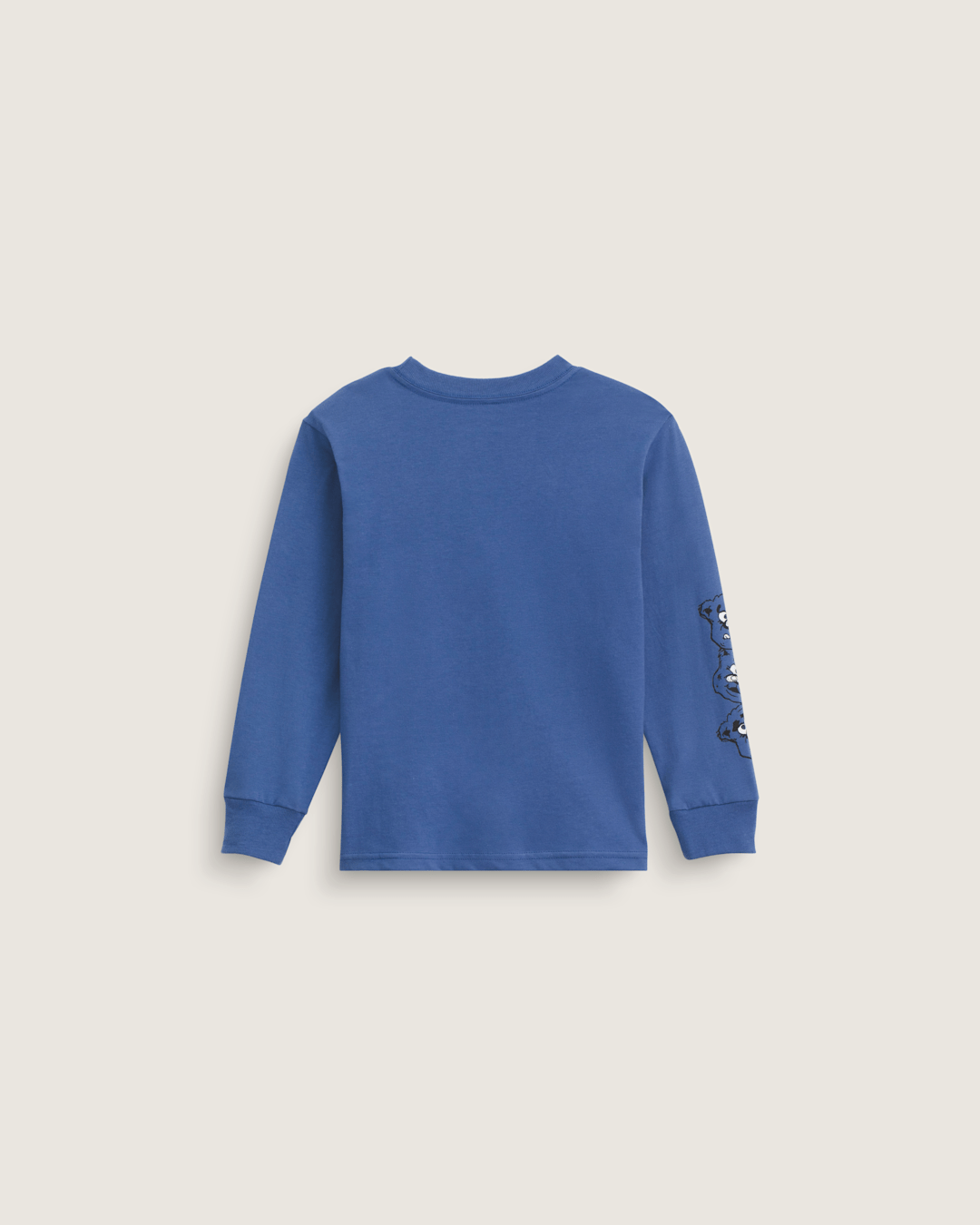 Kids Vans Little Kids Dizzy Bear Long Sleeve T-Shirt in True Navy Blue