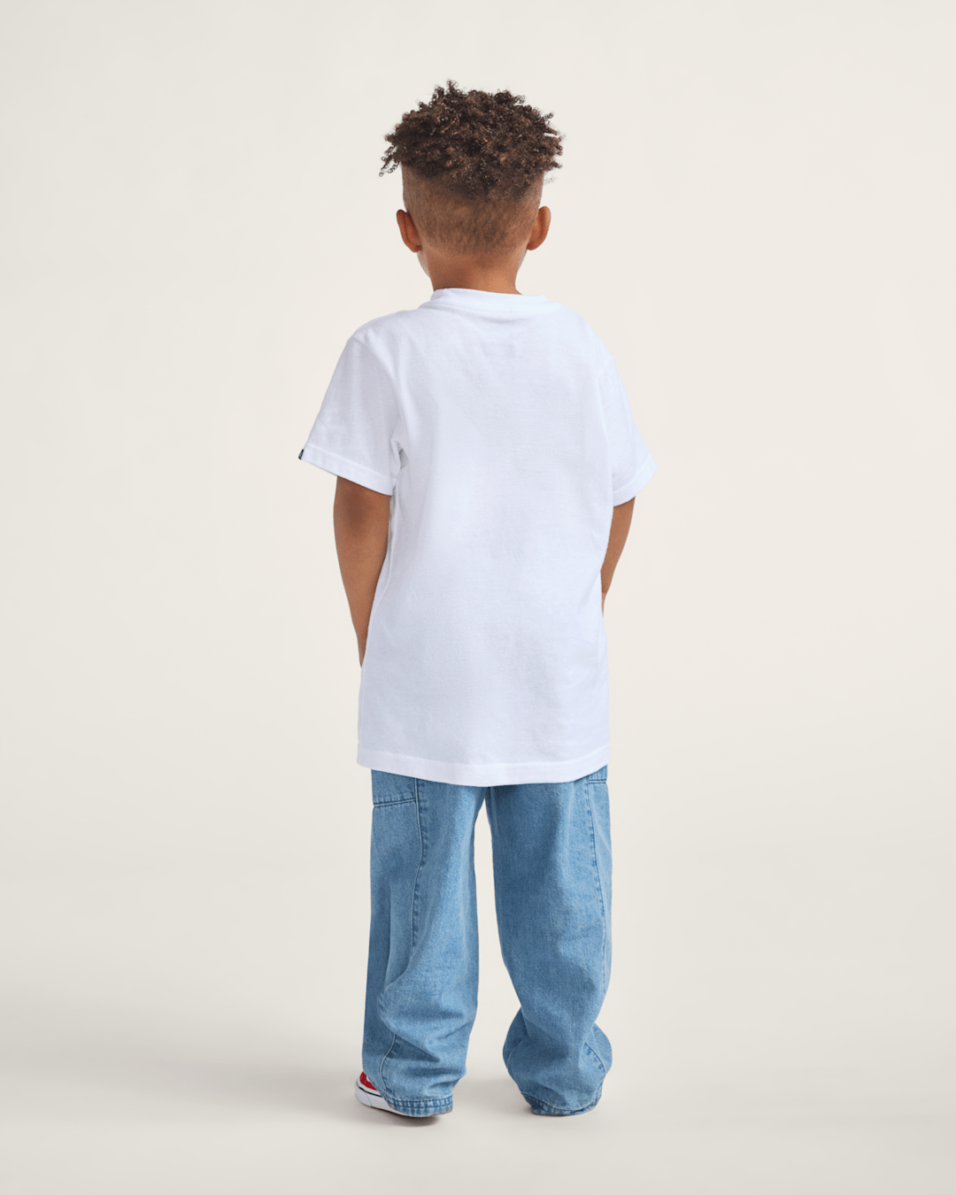 Kids Vans Little Kids Naithin Denim Pants in Stonewash Blue