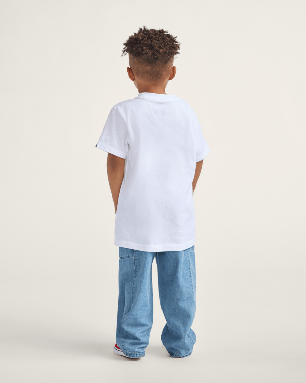 Kids Vans Little Kids Naithin Denim Pants in Stonewash Blue