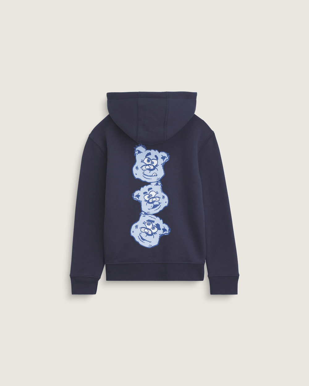 Kids Vans Little Kids Dizzy Bear Zip Hoodie in Parisian Night Blue