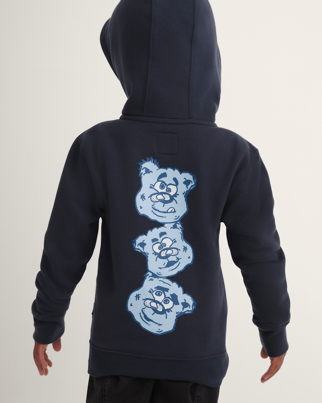 Kids Vans Little Kids Dizzy Bear Zip Hoodie in Parisian Night Blue