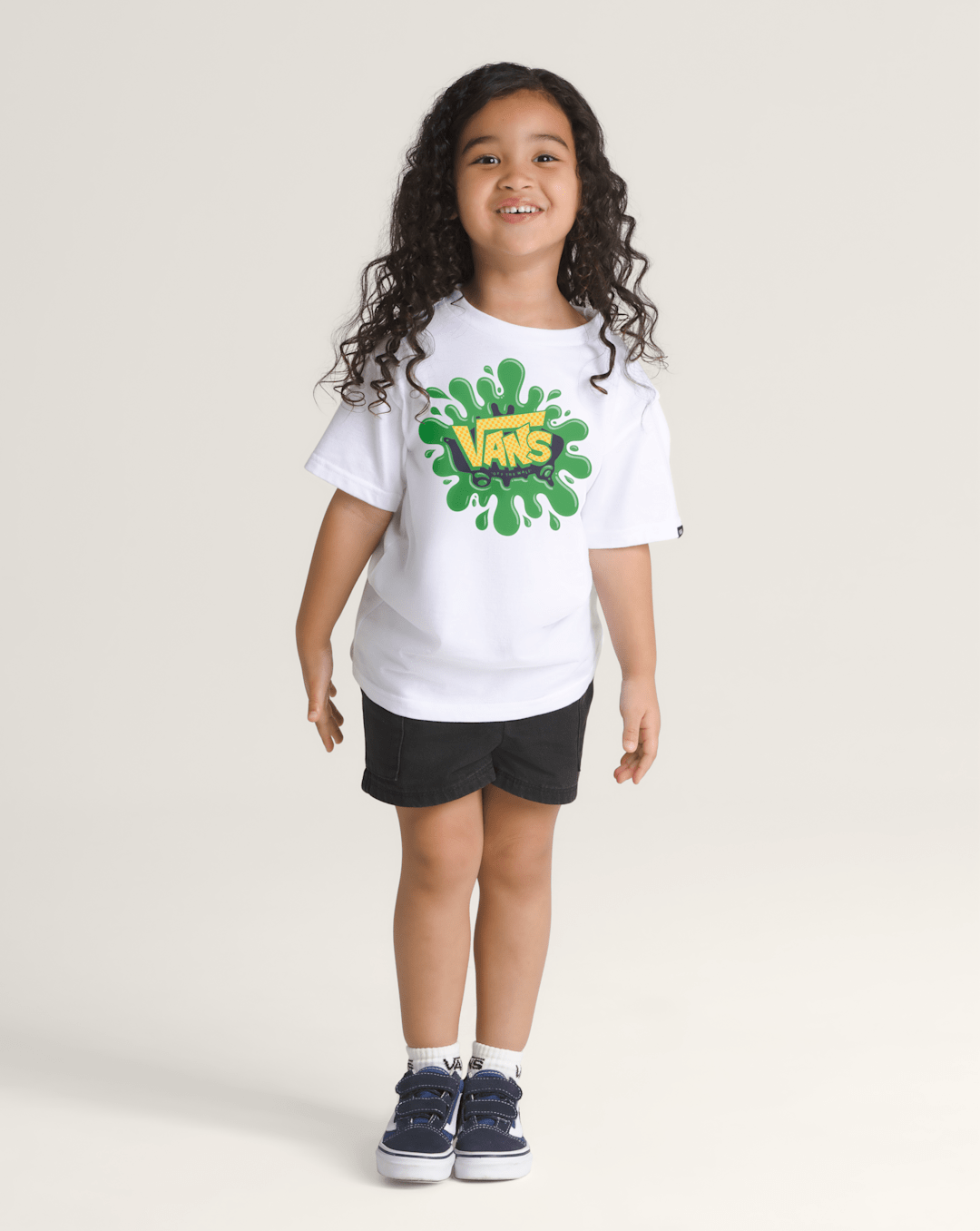 Kids Vans Little Kids Splat T-Shirt in White