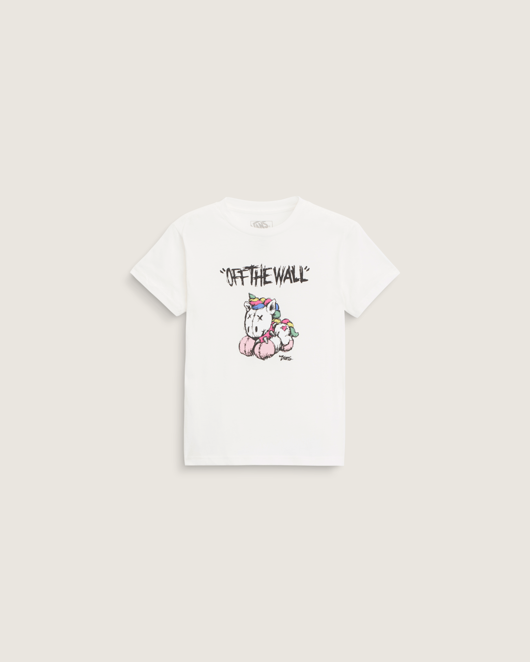 Kids Vans Little Kids Unicorn T-Shirt in Marshmallow White