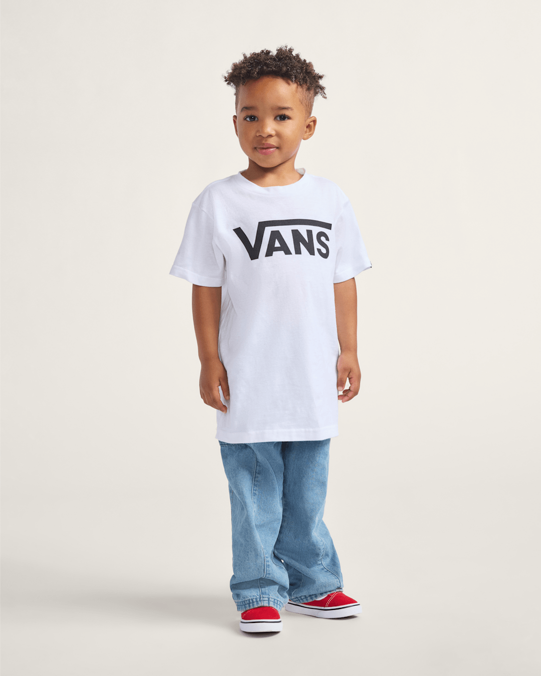 Kids Vans Toddler Vans Classic Kids White/Black T-Shirt