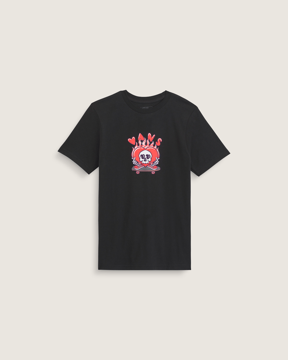 Kids Vans Kids Wheely Love Vans T-Shirt in Black