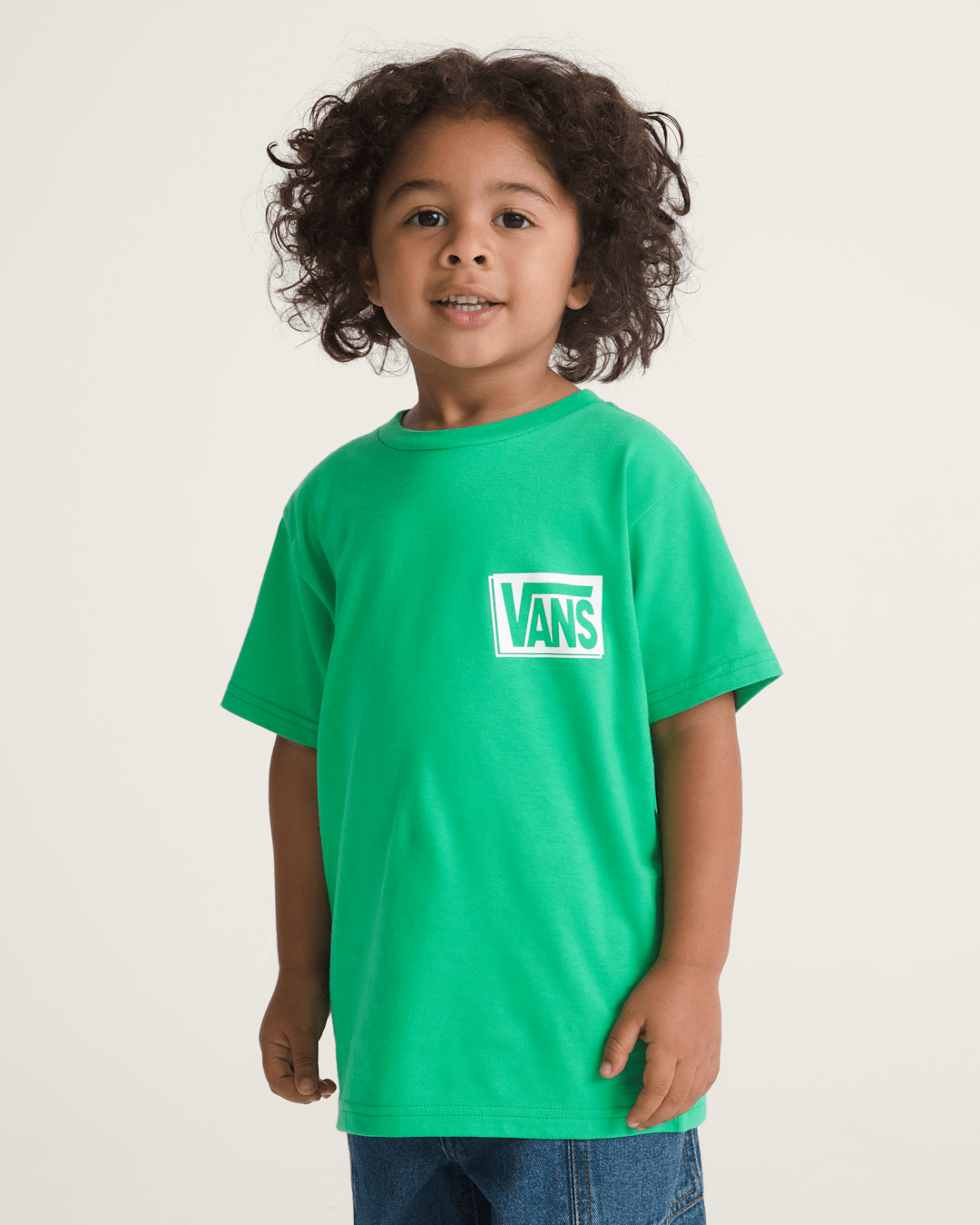 Kids Vans Little Kids Sano T-Shirt in Vivid Verdant Green