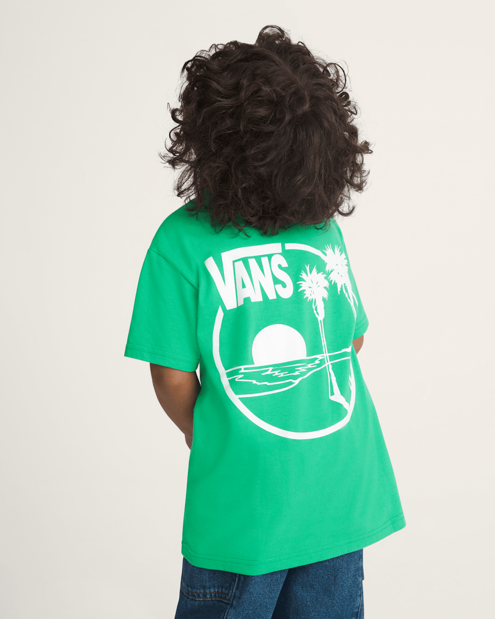 Kids Vans Little Kids Sano T-Shirt in Vivid Verdant Green