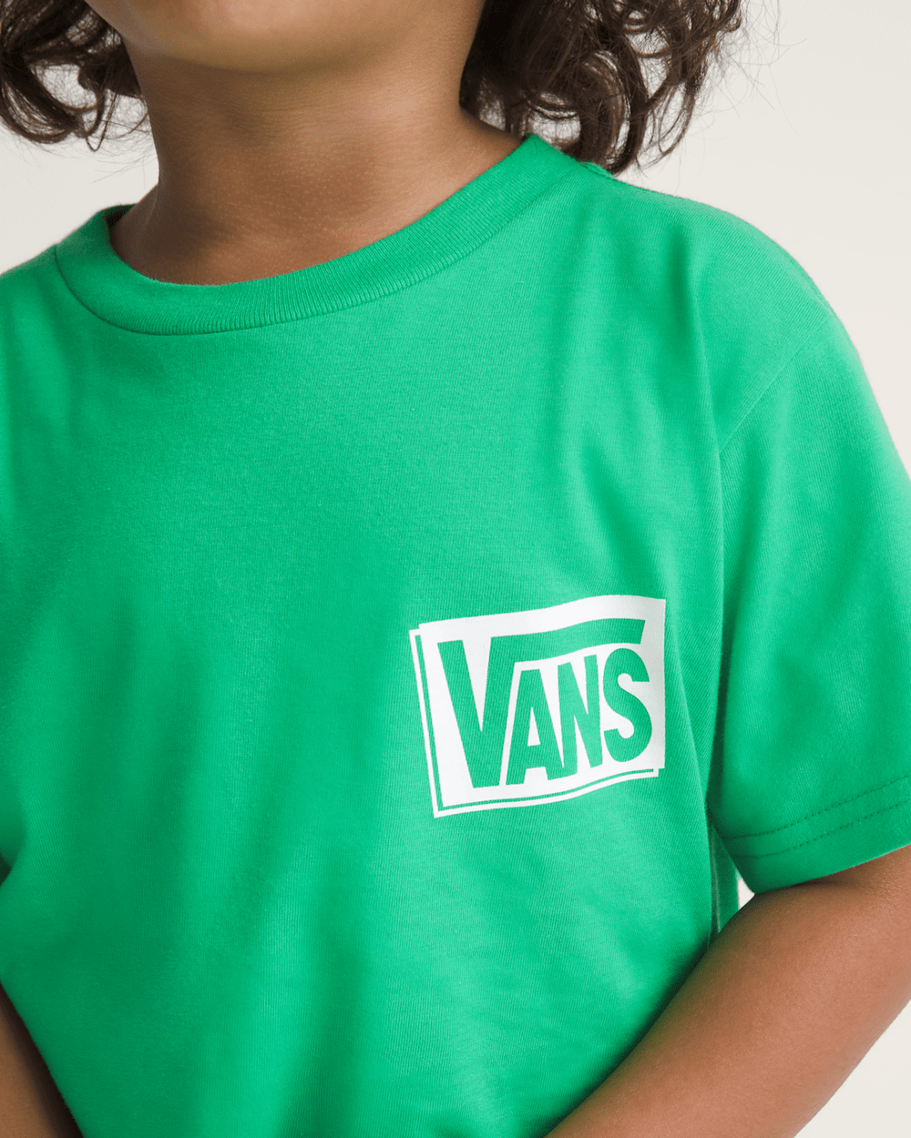 Kids Vans Little Kids Sano T-Shirt in Vivid Verdant Green