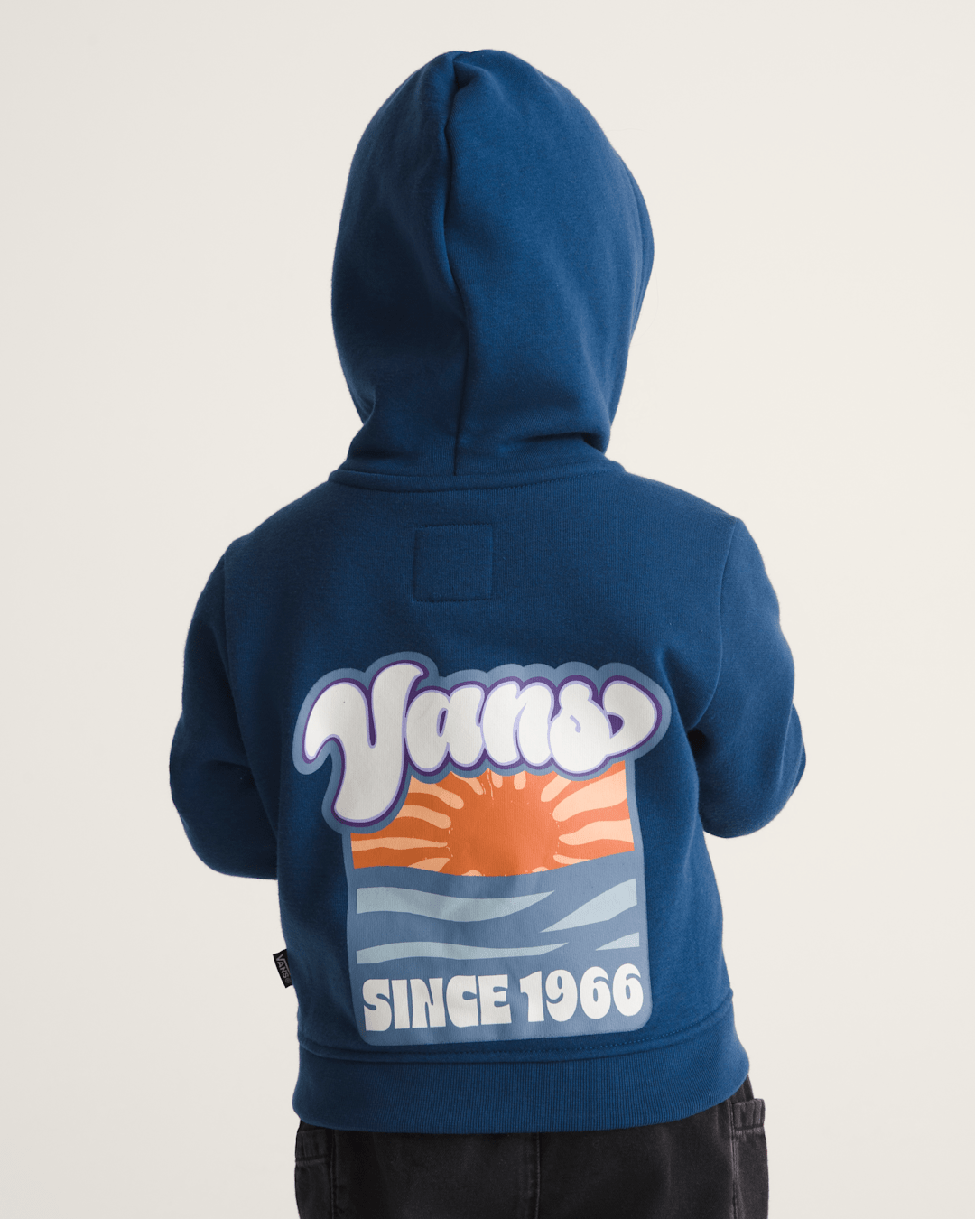 Kids Vans Little Kids Sundip Zip Hoodie in Deep Indigo Blue