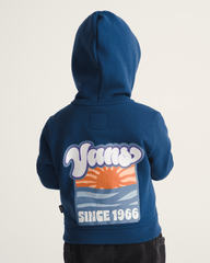Kids Vans Little Kids Sundip Zip Hoodie in Deep Indigo Blue