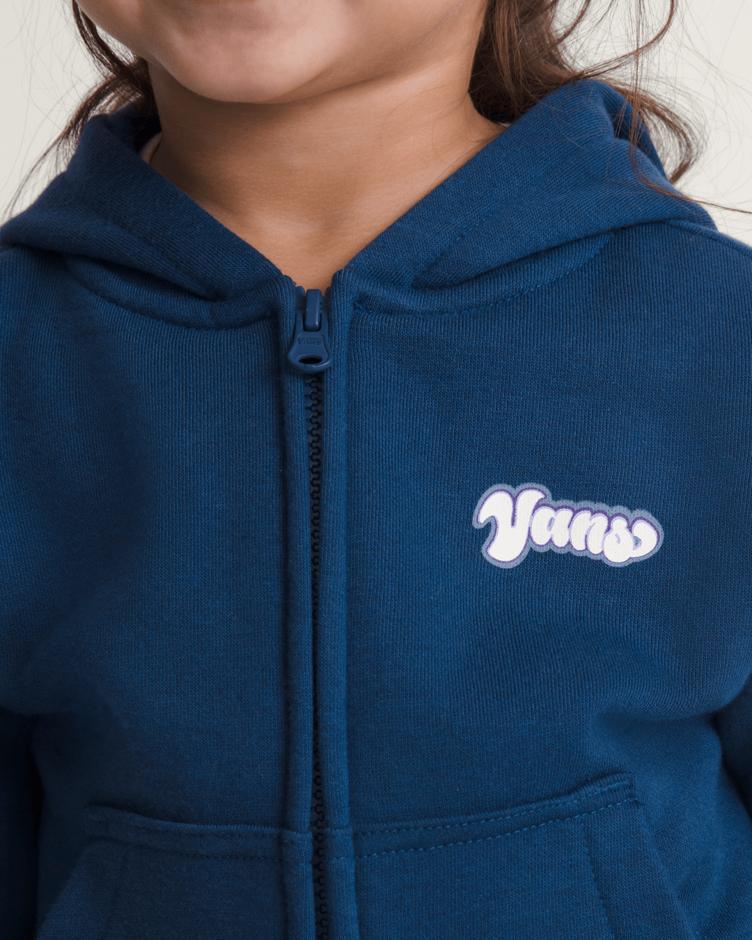 Kids Vans Little Kids Sundip Zip Hoodie in Deep Indigo Blue
