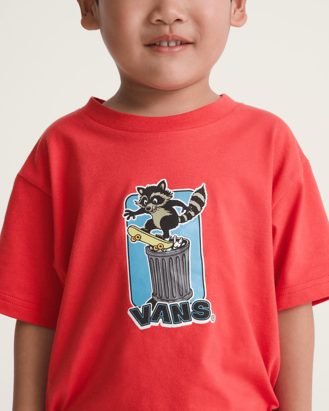 Kids Vans Little Kids Little Kids Trash Tricks T-Shirt in Crimson Haze