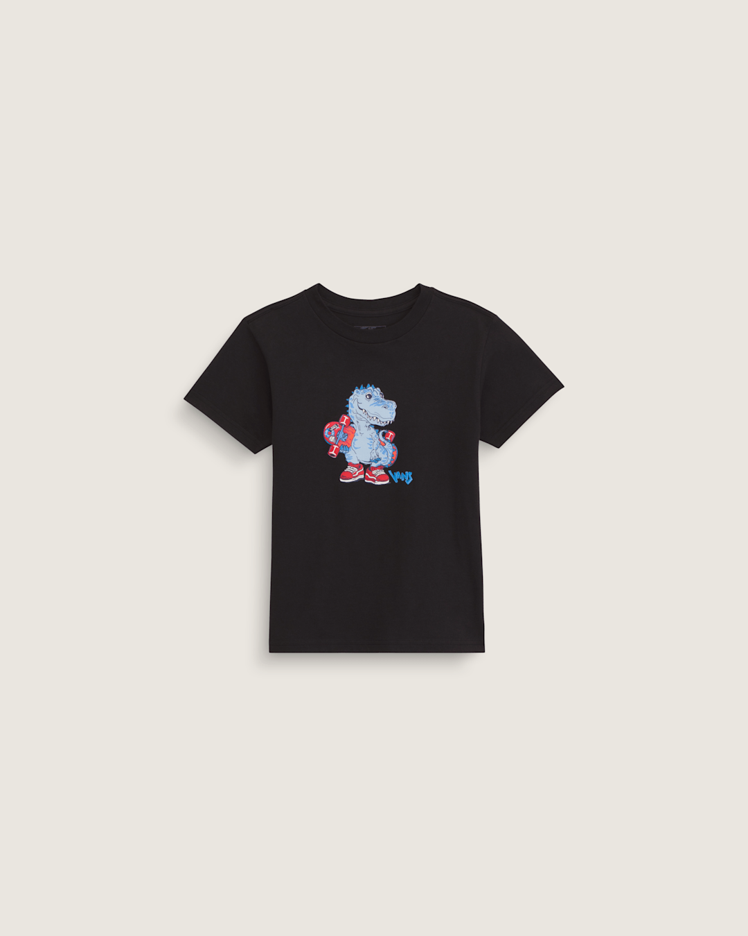 Kids Vans Little Kids Prehistoric Skater T-Shirt in Black