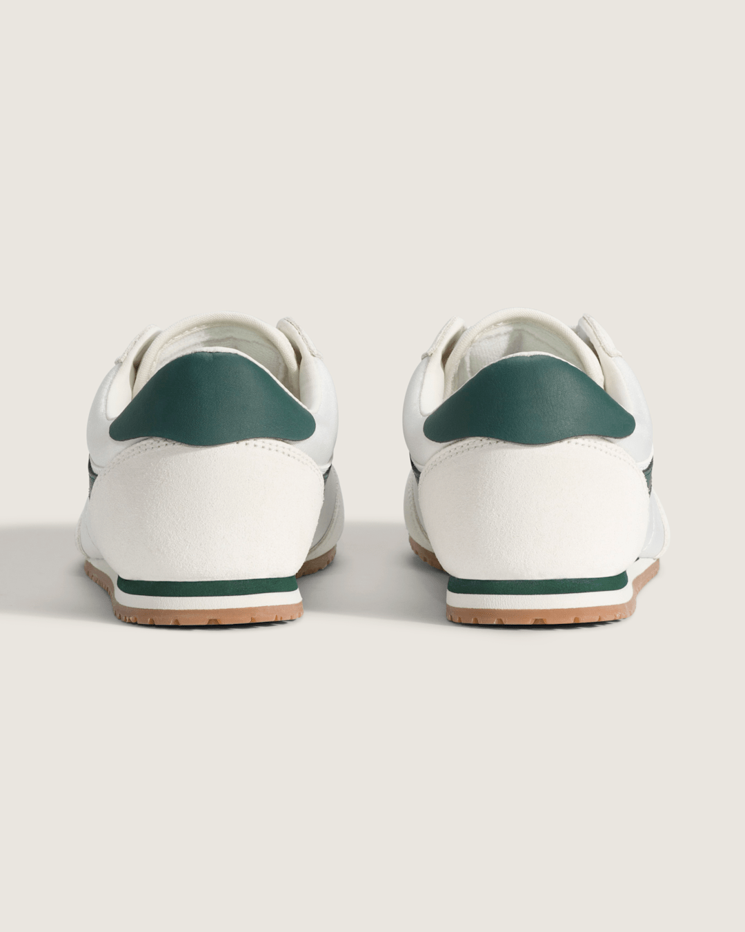 Sale Vans Super Lowpro Shoe in Marshmallow White / Emerald Green