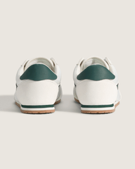 Sale Vans Super Lowpro Shoe in Marshmallow White / Emerald Green