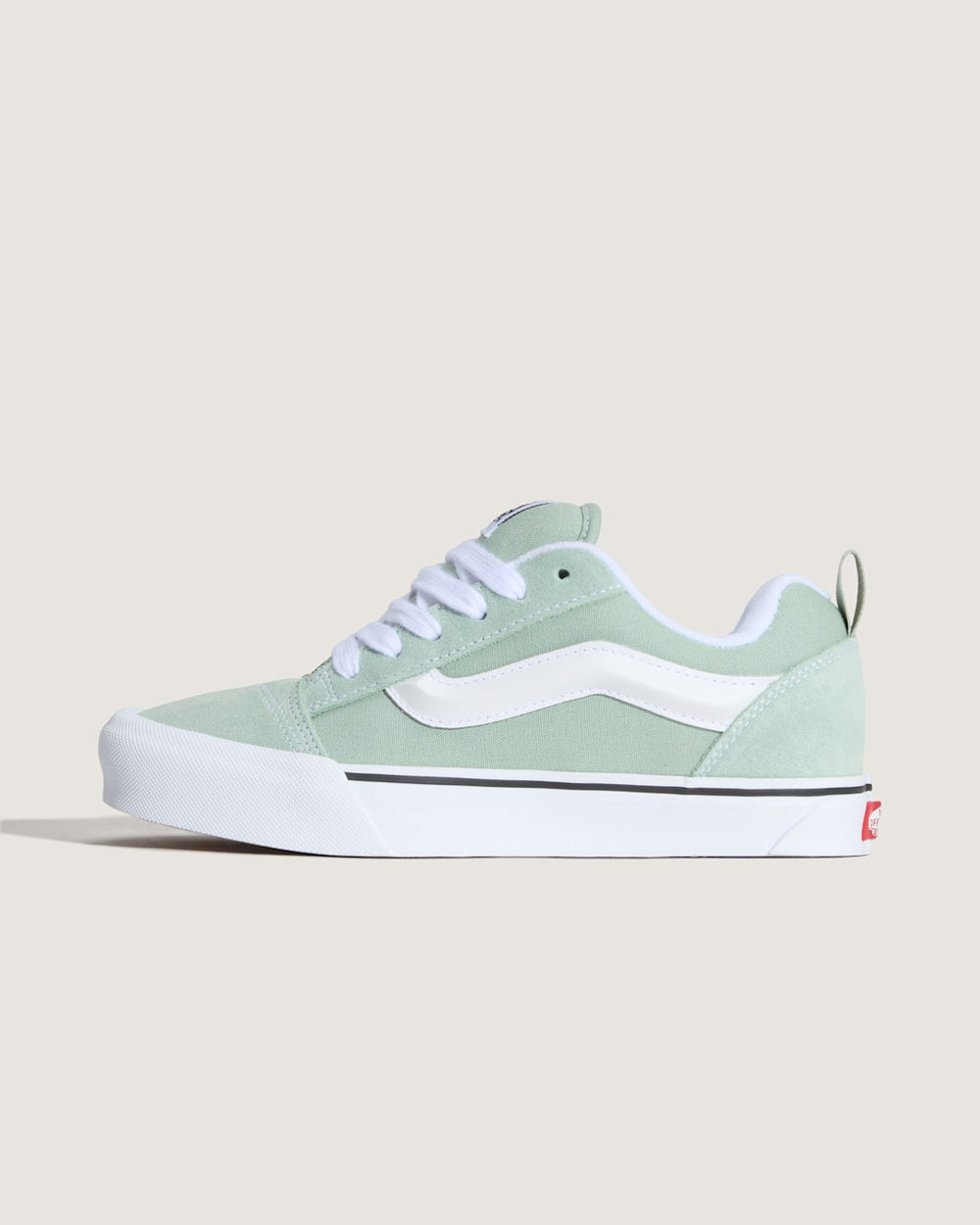 Sale Vans Knu Skool Shoe in Grey Olive Green