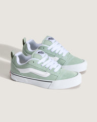 Sale Vans Knu Skool Shoe in Grey Olive Green