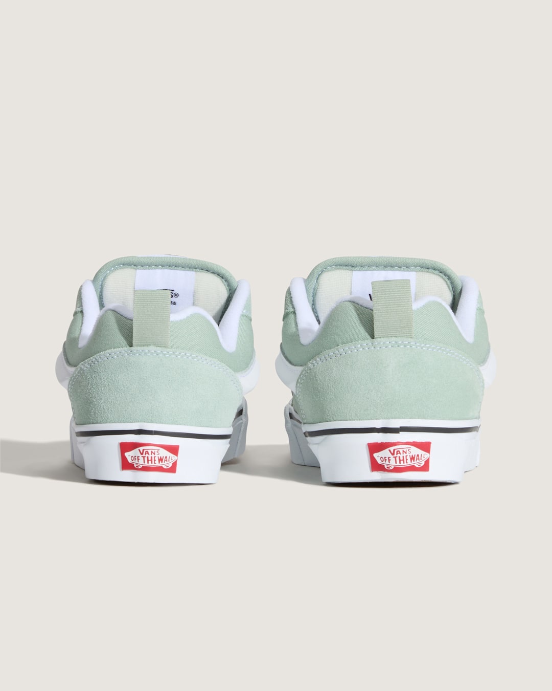Sale Vans Knu Skool Shoe in Grey Olive Green