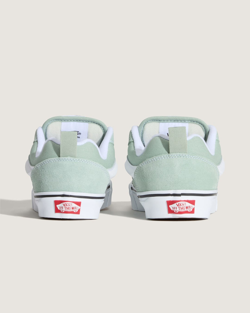 Sale Vans Knu Skool Shoe in Grey Olive Green