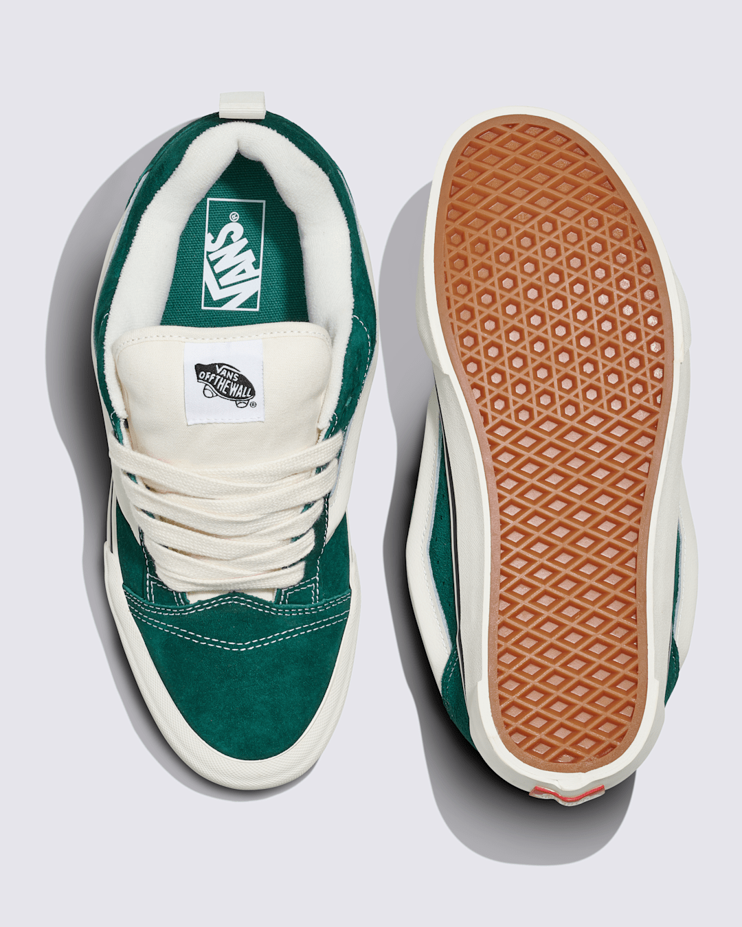 Sale Vans Knu Skool Shoe in Green