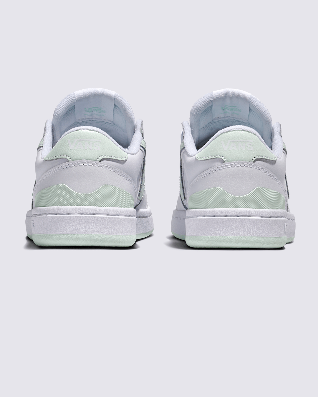 Sale Vans Lowland 2.0 Shoe in White / Mint Green