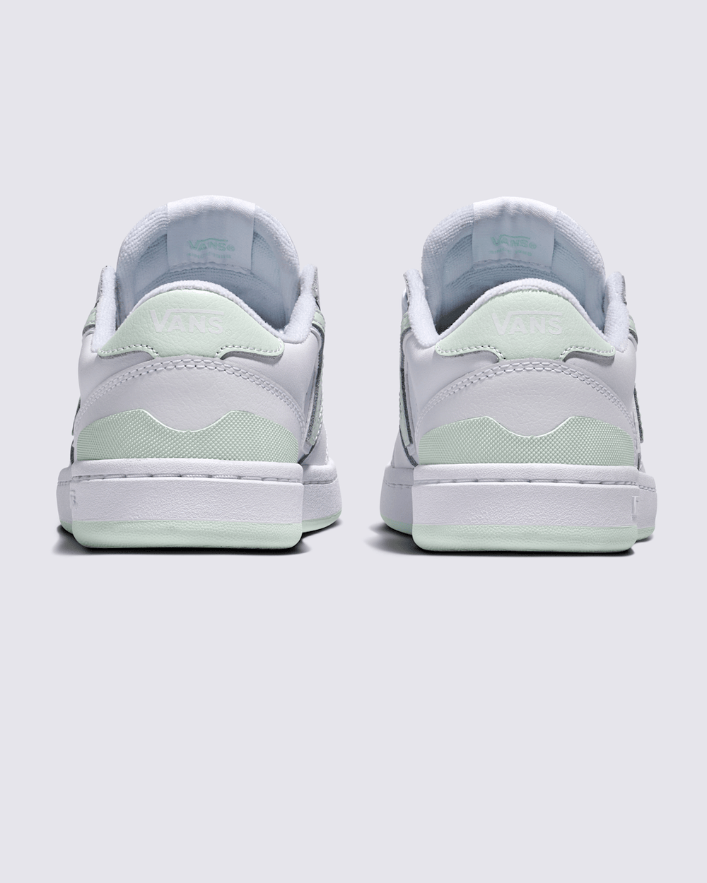Sale Vans Lowland 2.0 Shoe in White / Mint Green