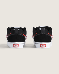 Sale Vans Knu Skool Shoe in Black / Red