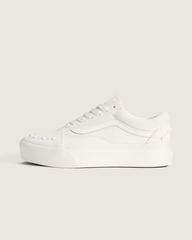 Sale Vans Old Skool Platform Shoe in Marshmallow White