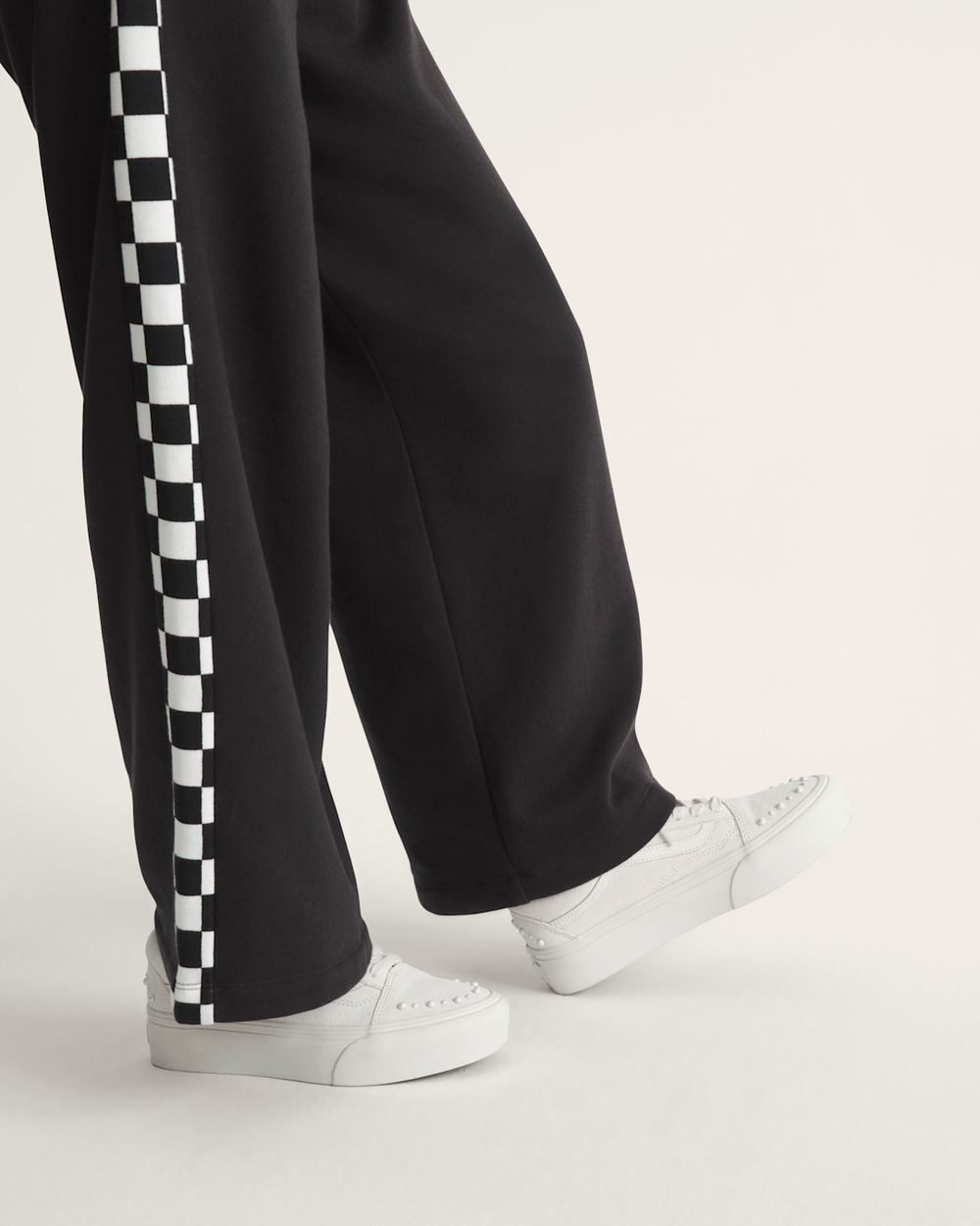 Sale Vans Old Skool Platform Shoe in Marshmallow White