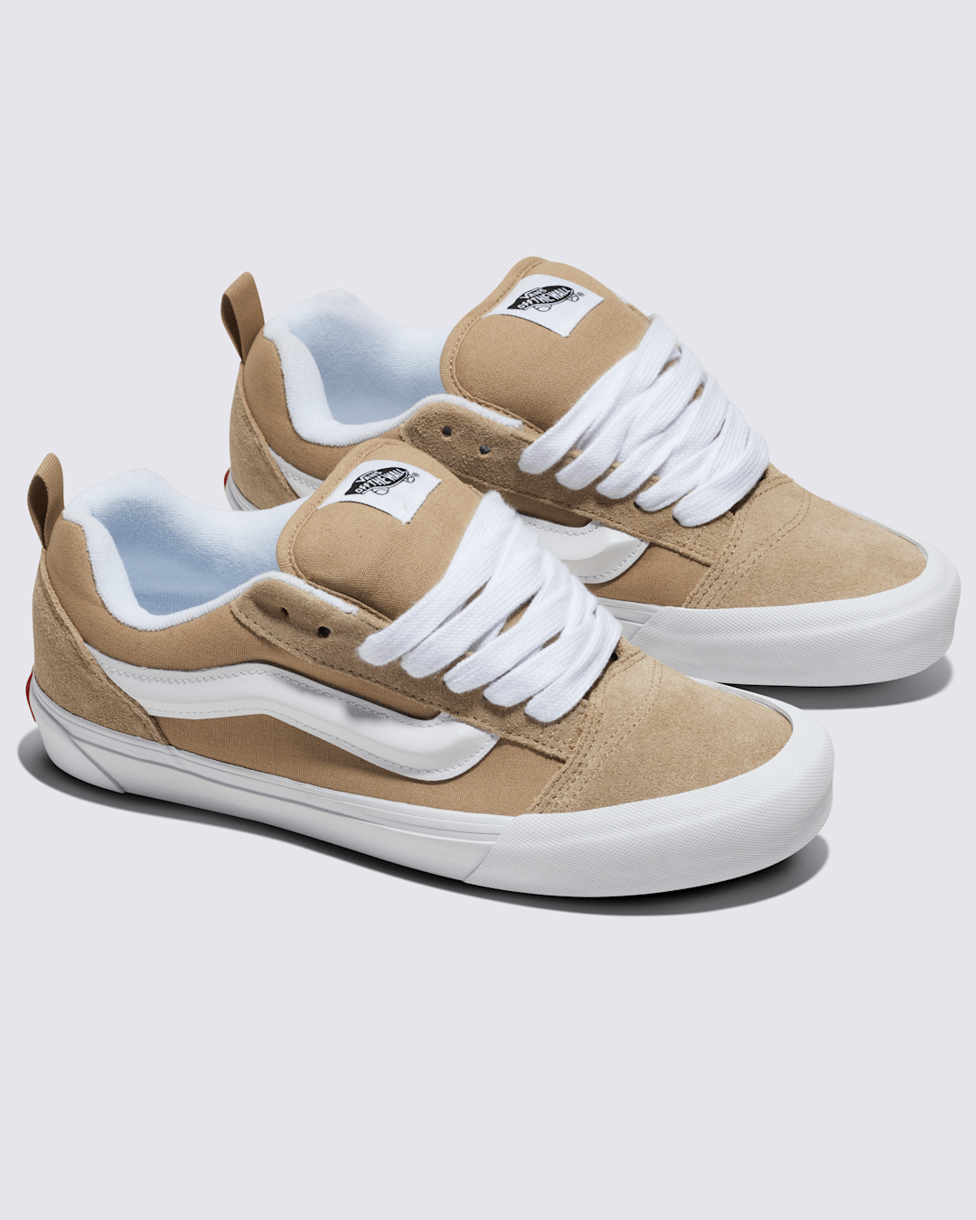 Sale Vans Knu Skool Shoe in Khaki Brown