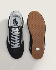 Sale Vans Super Lowpro Shoe in Black / Silver Grey