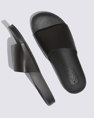 Sale Vans Decon Slide Leather Black Surf Sandals