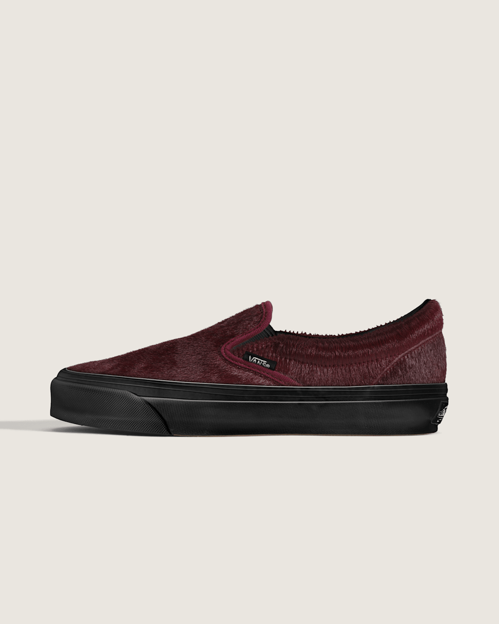 Sale Vans Premium Classic Slip-On Shoe in Burgundy Red
