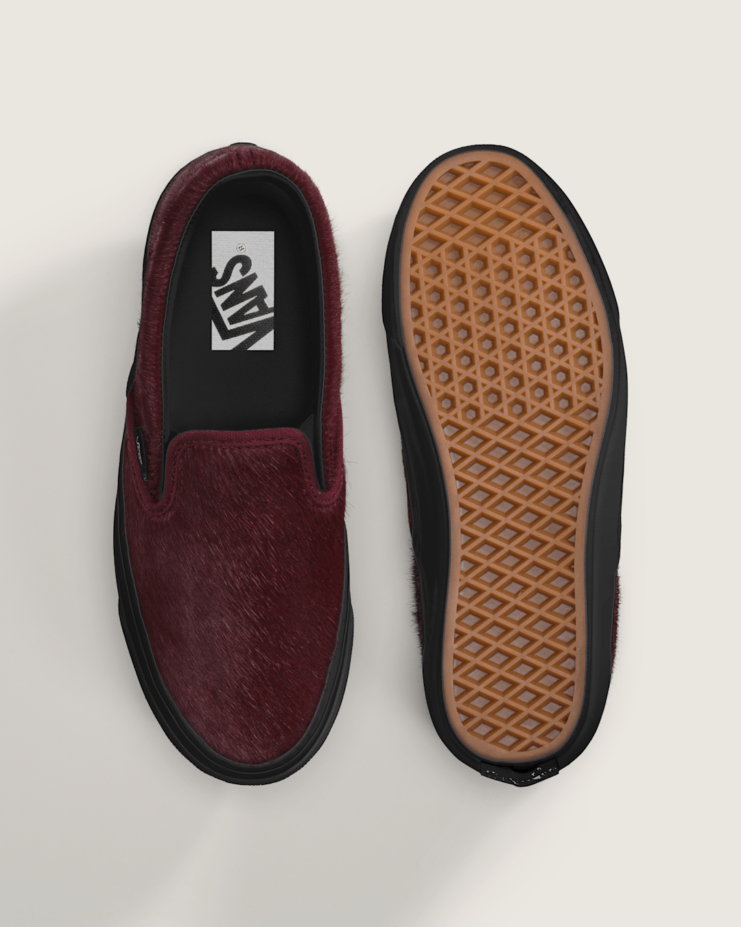 Sale Vans Premium Classic Slip-On Shoe in Burgundy Red