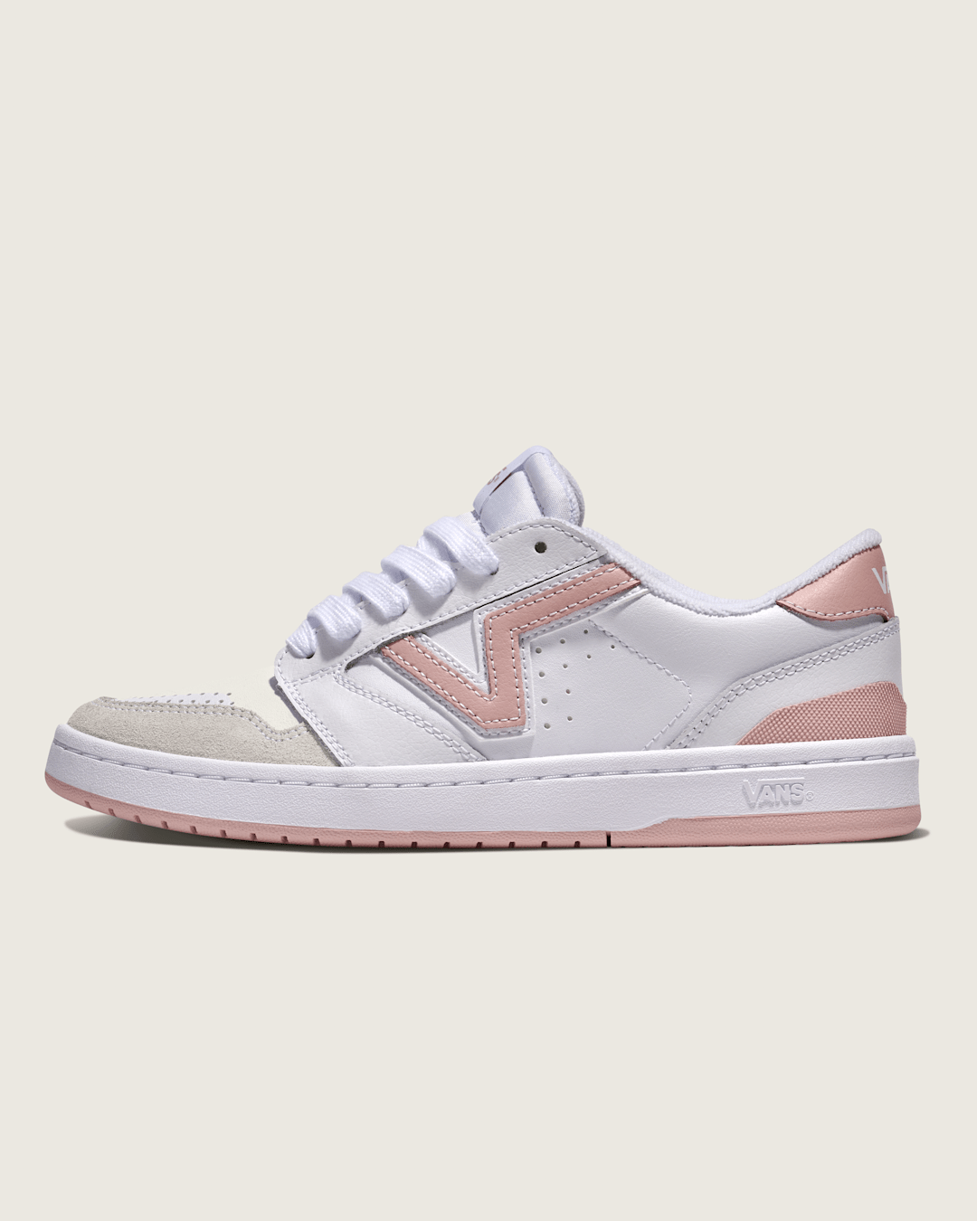 Sale Vans Lowland 2.0 Shoe in White / Sepia Rose Pink