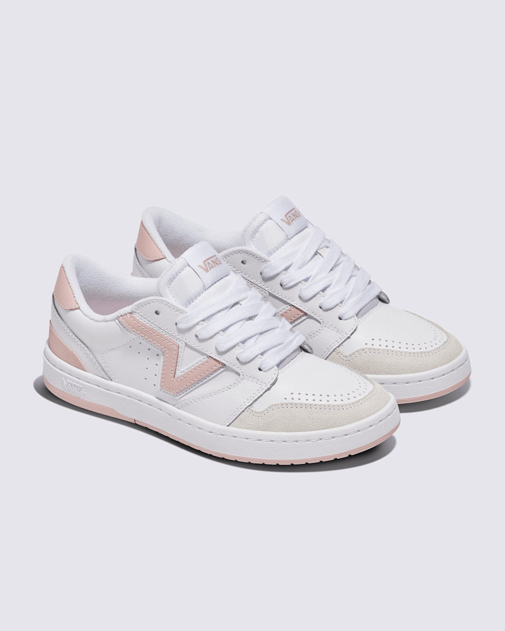 Sale Vans Lowland 2.0 Shoe in White / Sepia Rose Pink