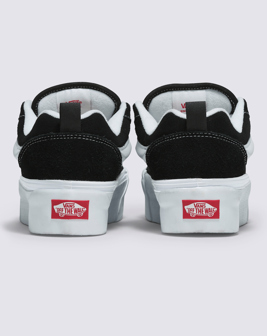 Sale Vans Knu Stack Shoe in Black / True White