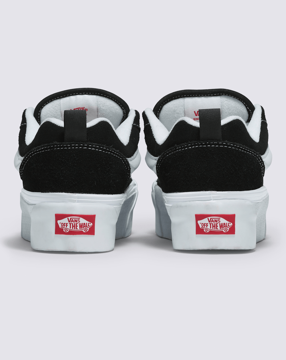 Sale Vans Knu Stack Shoe in Black / True White
