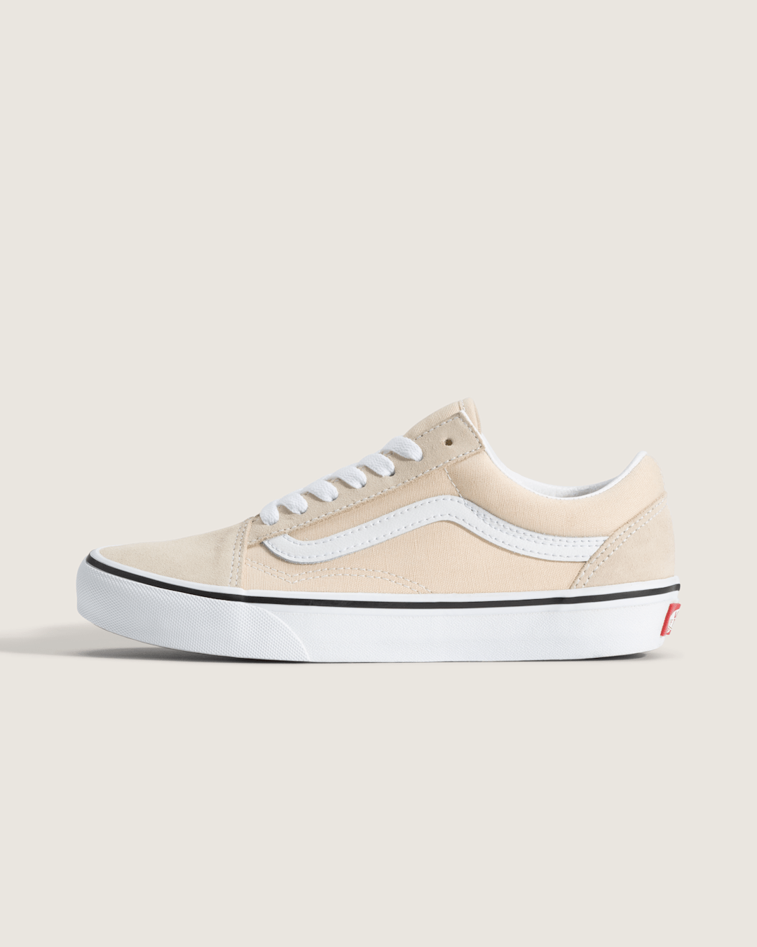 Sale Vans Old Skool Shoe in Creme Brule Beige