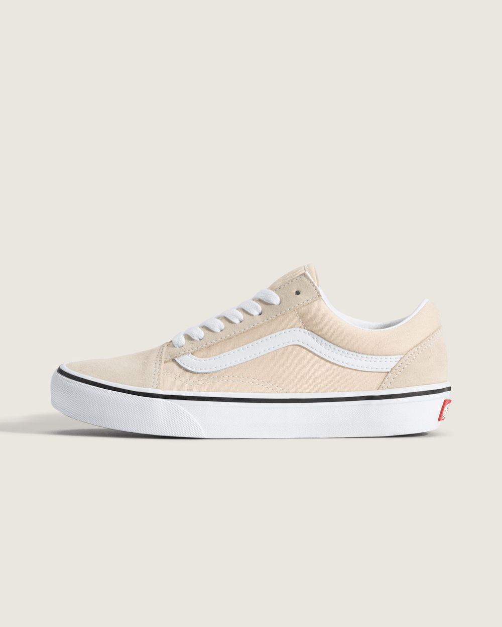 Sale Vans Old Skool Shoe in Creme Brule Beige