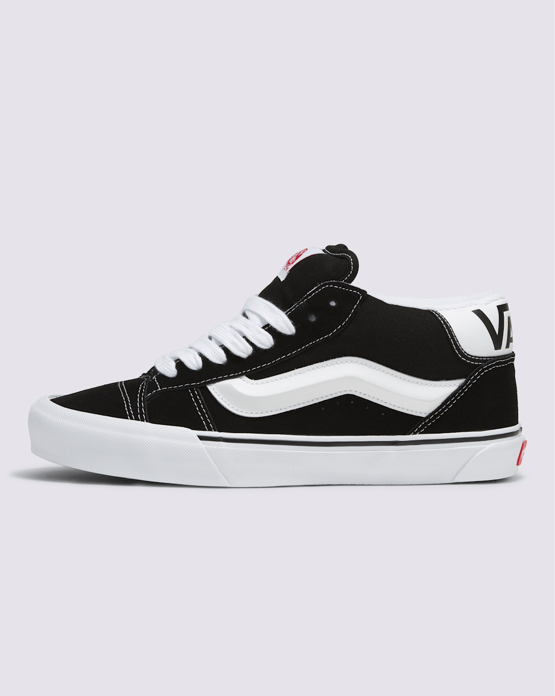 Sale Vans Knu Mid Shoe in Black / True White