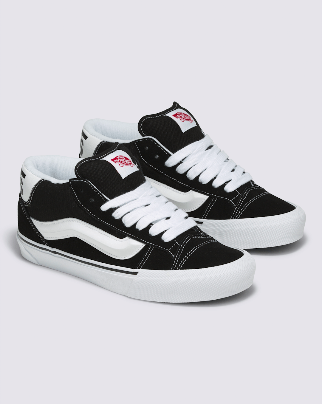 Sale Vans Knu Mid Shoe in Black / True White