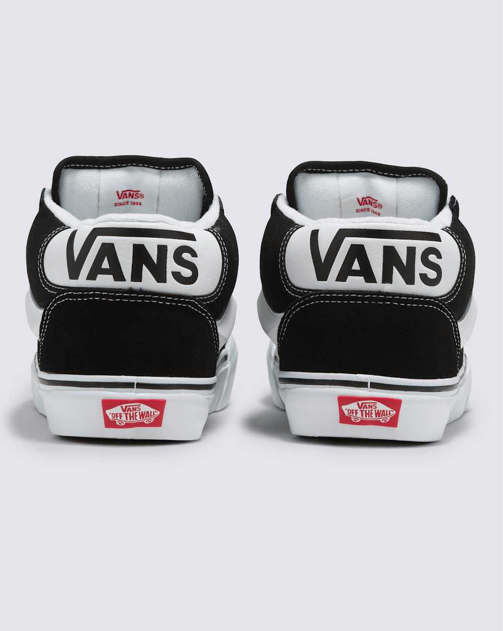 Sale Vans Knu Mid Shoe in Black / True White