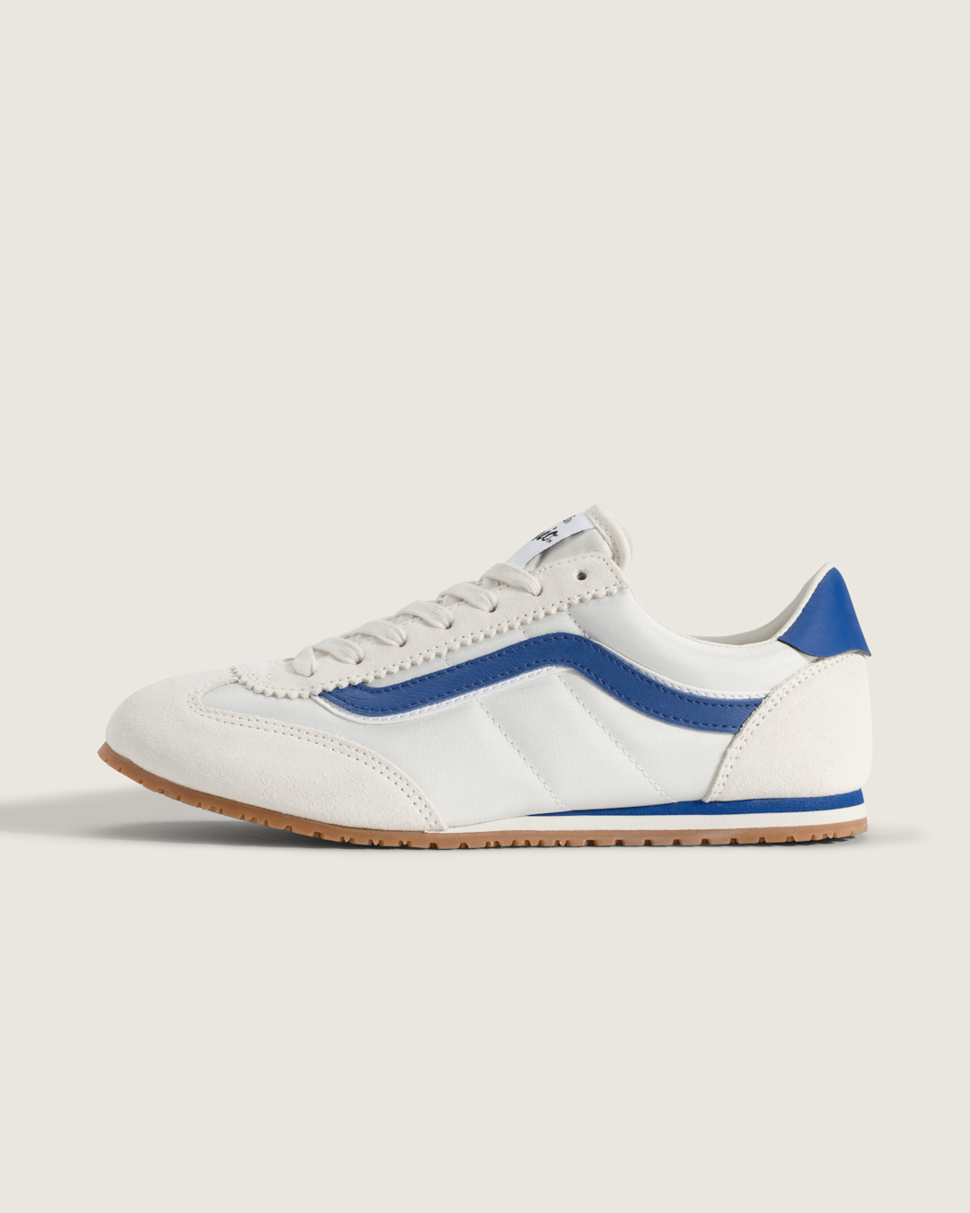 Sale Vans Super Lowpro Shoe in Marshmallow White / True Blue